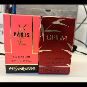 Set of 3 mini splash travel perfume bottles